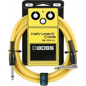 Boss BIC-10A-YL 10ft Drept - Oblic Cablu de instrument imagine