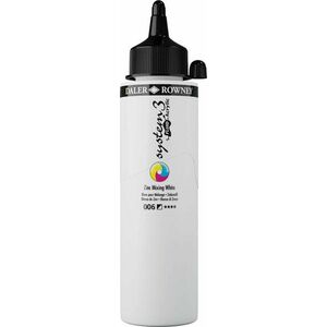 Daler Rowney System3 Vopsea acrilică Zinc Mixing White 250 ml 1 buc imagine