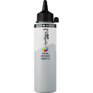 Daler Rowney System3 Vopsea acrilică Silver Imitation 250 ml 1 buc imagine