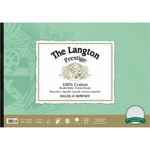 Daler Rowney The Langton Prestige Watercolour Carnete de Schițe 50, 8 x 35, 6 cm 300 g imagine