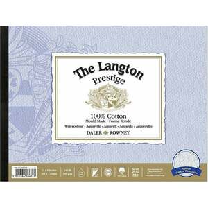 Daler Rowney The Langton Prestige Watercolour Carnete de Schițe 30, 5 x 22, 9 cm 300 g imagine