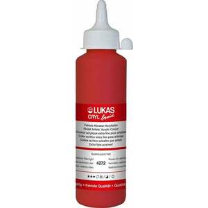 Lukas Cryl Liquid Vopsea acrilică Cadmium Red Light 250 ml 1 buc imagine