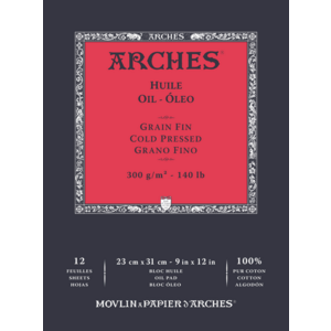 Arches Oil Cold Pressed Carnete de Schițe 23 x 31 cm 300 g imagine