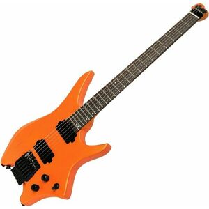 HILS Guitars HN3 NEXT Metallic Coral Orange Chitară Headless imagine