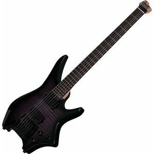 HILS Guitars HN7 NEXT Transparent Purple Burst Chitară Headless imagine