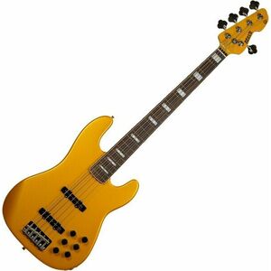 Markbass GV 5 Gloxy CR RW Metallic Yellow Bas cu 5 corzi imagine