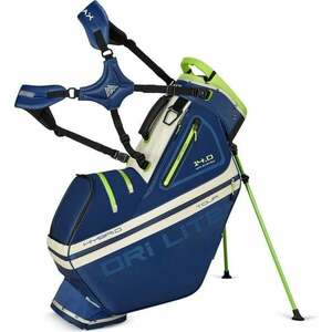 Big Max Dri Lite Hybrid Tour 2 Sac de golf cu stativ Navy/Lămâie verde imagine