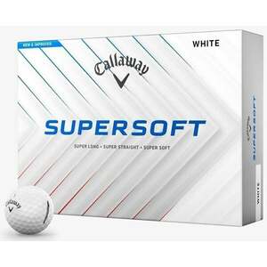 Callaway Supersoft 2025 White Basic Minge de golf imagine