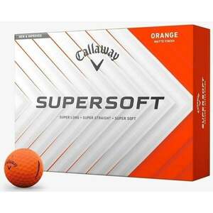 Callaway Supersoft 2025 Matte Orange Basic Minge de golf imagine