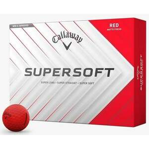 Callaway Supersoft 2025 Matte Red Basic Minge de golf imagine