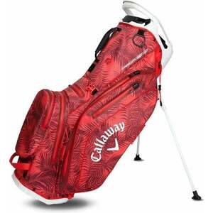 Callaway Fairway 14 HD Sac de golf cu stativ Red Palms/Light Grey imagine