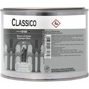 Maimeri Classico Vopsea cu ulei Alb Titanium 500 ml 1 buc imagine