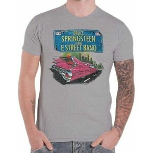 Bruce Springsteen Tricou Pink Cadillac Unisex Heather Grey XL imagine