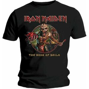 Iron Maiden Tricou Book of Souls Eddie Circle Unisex Black 2XL imagine