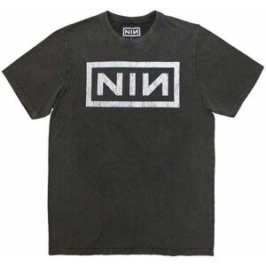 Nine Inch Nails Tricou Classic Logo Unisex Gri cărbune S imagine