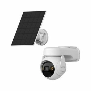 Camera supraveghere exterior IP Wi-Fi IMOU IPC-K9ECP-3T0WE/FSP12-TYPEC, 3 MP, 3.6 mm, IR 20 m, 5000 mAh, 8 x, microfon, difuzor, auto tracking, type-c + panou solar imagine