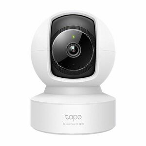 Camera supraveghere interior IP wireless Wi-Fi PT TP-Link TAPO C222, 4 MP, 4 mm, IR 12 m, slot card, microfon si difuzor, detectie smart, 360 grade, sirena, Ethernet imagine