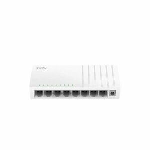 Switch 8 porturi Cudy SWITCH-FS108D-CDY, 1.6 Gbps, 2000 MAC, 200 Mbps imagine