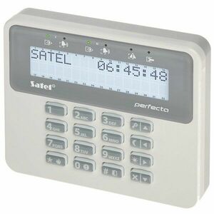 Tastatura LCD wireless Satel PRF-LCD-WRL, RF 200 m, 433 MHz, 16 butoane imagine