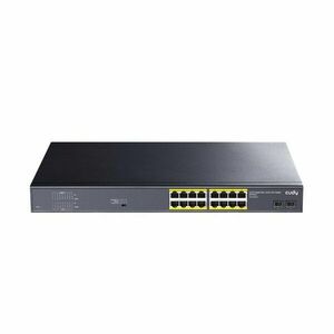 Switch rackabil cu 16 porturi Cudy SWITCH-GS1020PS2-CDY, 2x SFP, 36 Gbps, 26.78 Mbps, 8192 MAC, fara management imagine