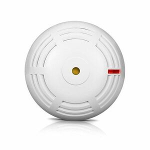 Detector de fum wireless cu sirena Satel MSD-350, RF 200 m, tamper, autonomie 3 ani imagine