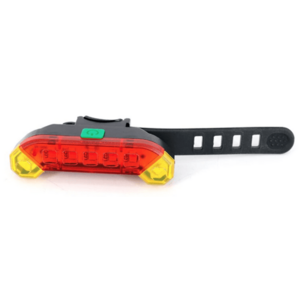 Lampa Stop bicicleta QX-W03 7 LED-uri Rosu-Galben imagine