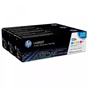 Toner HP 125A CYM Tri-Pack LaserJet imagine