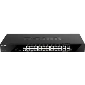 Switch D-Link DGS-1520-28 cu management fara PoE 24x1000Mbps-RJ45 + 2x10GBase-T + 2xSFP imagine