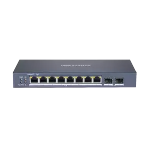 Switch Hikvision DS-3E1510P-SI cu management cu PoE 8x1000Mbps RJ45 + 2xGigabit Fiber imagine