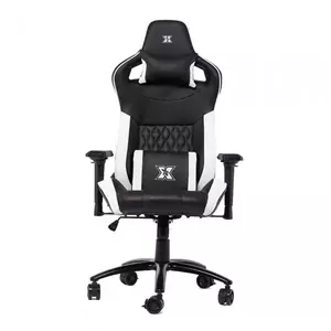 Scaun Gaming Serioux Theon Piele sintetica Black/White imagine