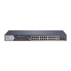 Switch Hikvision DS-3E0528HP-E fara management cu PoE 28x1000Mbps RJ45 + 2xGigabit Fiber imagine