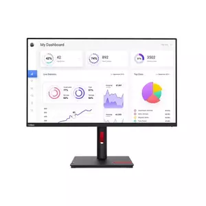 Monitor LED Lenovo T32p-30 31.5" 4K Ultra HD 4ms Negru imagine