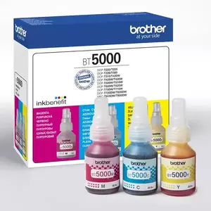 Pachet 3 Cartuse Inkjet Brother BT5000CLVAL 3x5000 pagini Cyan Magenta Yellow imagine