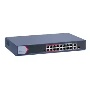 Switch Hikvision DS-3E1318P-EI/M cu management cu PoE 16x100Mbps (PoE) + 1x1000Mbps + 1xGigabit combo imagine