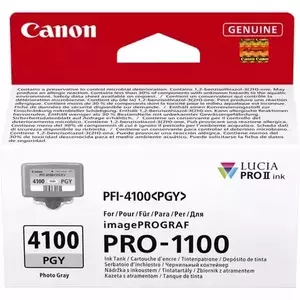 Cartus Inkjet Canon PFI-4100PGY Photo Grey imagine