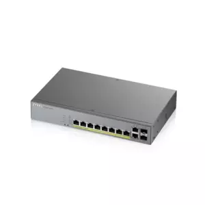 Switch ZyXEL GS1350-12HP cu management cu PoE 10x1000Mbps-RJ45 (8xPoE) + 2xSFP imagine