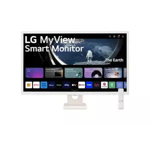 Monitor LED LG Smart 32SR50F-W 31.5" Full HD 8ms White imagine