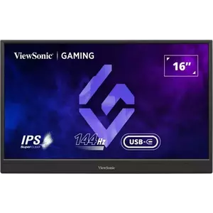 Monitor portabil LED Viewsonic VX1654 16" Full HD 144Hz 4.67ms Black imagine