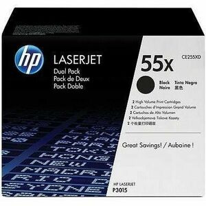 HP CE255XD Toner Cartridge Black Dual Pack CE255XD imagine