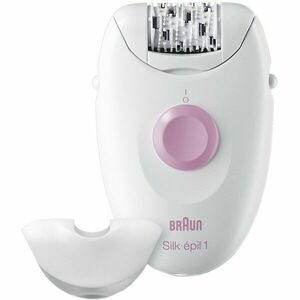 Epilator Silk-Epil 1370, 20 pensete, 1 accesoriu, 1 viteza, alb/roz imagine