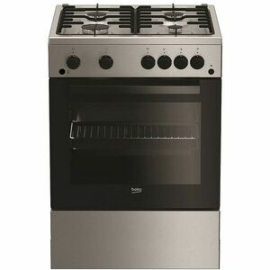 Aragaz FSGT62110DXO, 4 Arzatoare, Gaz, Cuptor gaz, 59 l, Aprindere electrica, 60 cm, Inox imagine