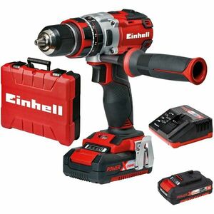 Masina de gaurit si insurubat cu acumulatori, brushless, Einhell Power X-Change TE-CD 18 Li-i BL (2x2, 0Ah), 18 V, 60 Nm imagine