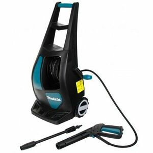 Aparat de spalat cu presiune Makita HW132, 2100 W, 140 bar, 420 l/h debit apa, 50°C temperatura maxima, 8 m lungime furtun imagine