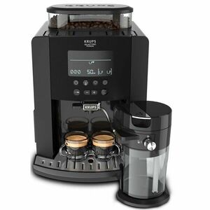 Espressor automat Krups EA819N10 Arabica Latte, 1450 W, 15 bari, 1.7 L, display, accesoriu pentru lapte, Negru imagine