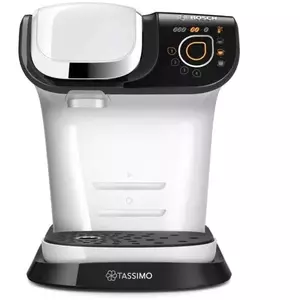 Espressor Bosch Tassimo MY WAY TAS6504, 1500W, 1.3 L, T-Disc, Tehnologie INTELLIBREW, 4 setari de memorie, capsule, Alb/Negru imagine