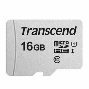 Card de memorie Transcend microSDHC USD300S 16GB CL10 UHS-I U1 Up to 95MB/S imagine