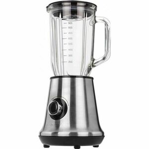 Blender MPM MBL-15M, 1.5 l, 450W, lama din otel inoxidabil, 2 trepte de viteza, functie PULS, 2 sticle 600 ml, negru imagine