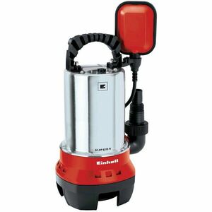 Pompa submersibila apa murdara Einhell GC-DP 6315 N, 630 W, corp otel, debit maxim 17 000 l/h, inaltime maxim 8 m, imersiune maxim 5 m imagine