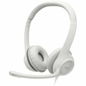 Casti Logitech H390, USB, Off-White imagine