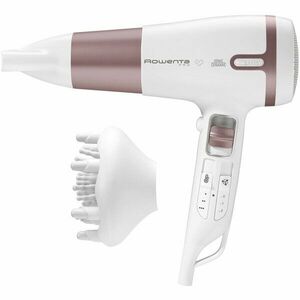 Uscator de par Rowenta Pro Respect Premium Care CV7461F0, 2400 W, difuzor activ, functie ionizare, 3 setari de temperatura, 2 viteze, Cool Shot, Alb imagine